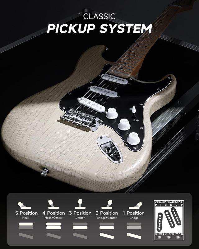 ush881オーダー品 Donner DST-80 Donner DST-80 Electric Guitar with
